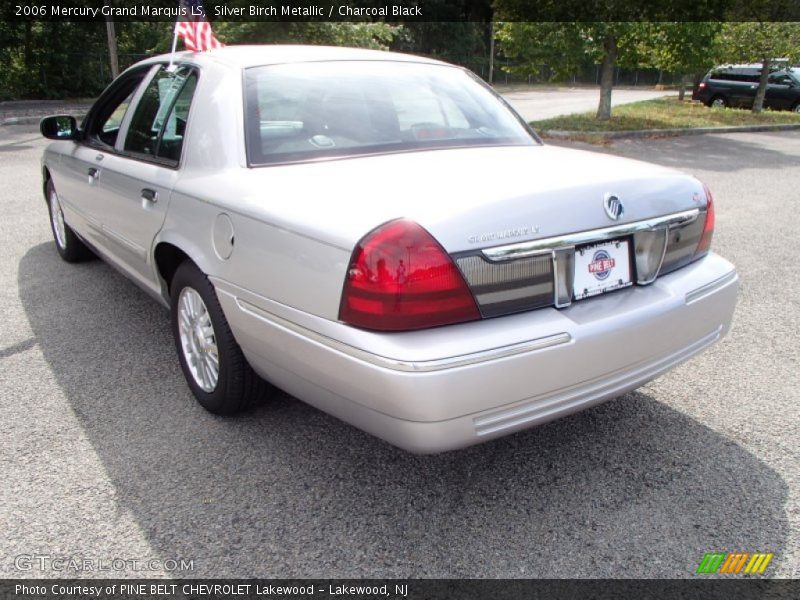 Silver Birch Metallic / Charcoal Black 2006 Mercury Grand Marquis LS