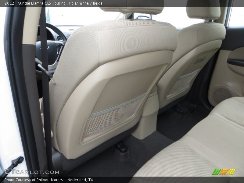 Polar White / Beige 2012 Hyundai Elantra GLS Touring