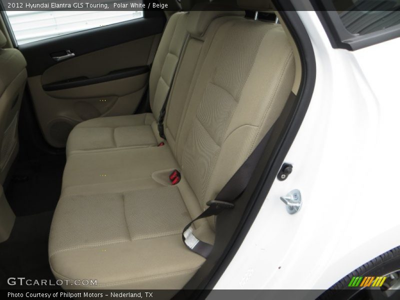 Polar White / Beige 2012 Hyundai Elantra GLS Touring