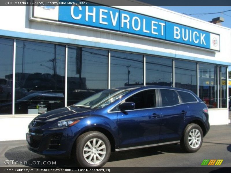 Stormy Blue Mica / Black 2010 Mazda CX-7 i SV