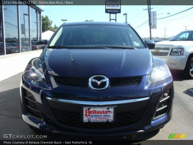 Stormy Blue Mica / Black 2010 Mazda CX-7 i SV