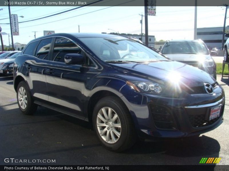 Stormy Blue Mica / Black 2010 Mazda CX-7 i SV