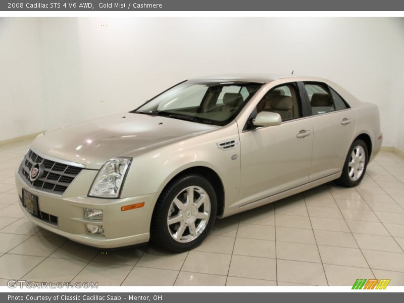 Gold Mist / Cashmere 2008 Cadillac STS 4 V6 AWD