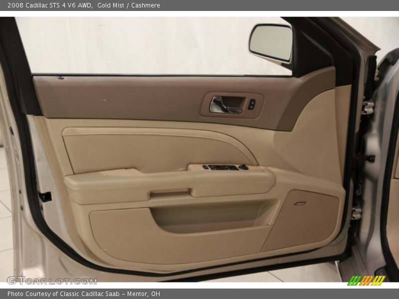 Gold Mist / Cashmere 2008 Cadillac STS 4 V6 AWD