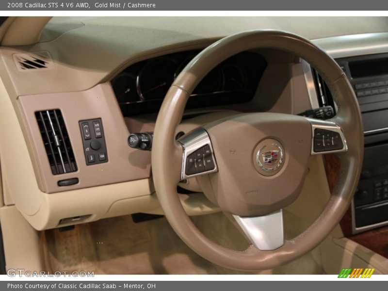 Gold Mist / Cashmere 2008 Cadillac STS 4 V6 AWD