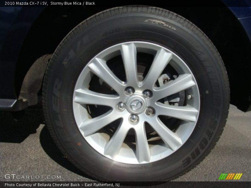 Stormy Blue Mica / Black 2010 Mazda CX-7 i SV