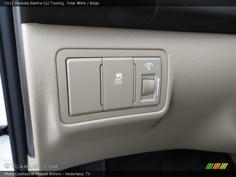 Polar White / Beige 2012 Hyundai Elantra GLS Touring