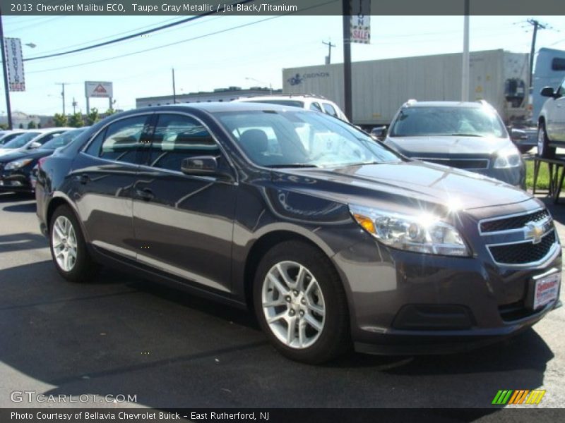 Taupe Gray Metallic / Jet Black/Titanium 2013 Chevrolet Malibu ECO