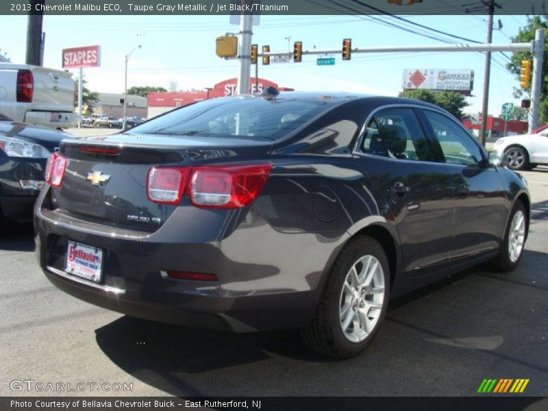 Taupe Gray Metallic / Jet Black/Titanium 2013 Chevrolet Malibu ECO
