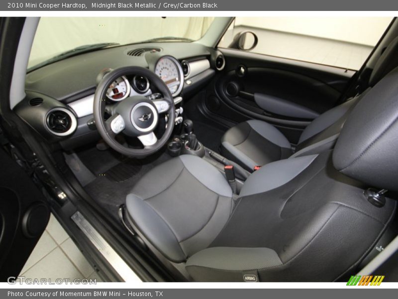 Midnight Black Metallic / Grey/Carbon Black 2010 Mini Cooper Hardtop