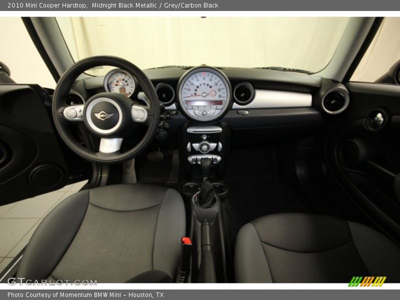 Midnight Black Metallic / Grey/Carbon Black 2010 Mini Cooper Hardtop