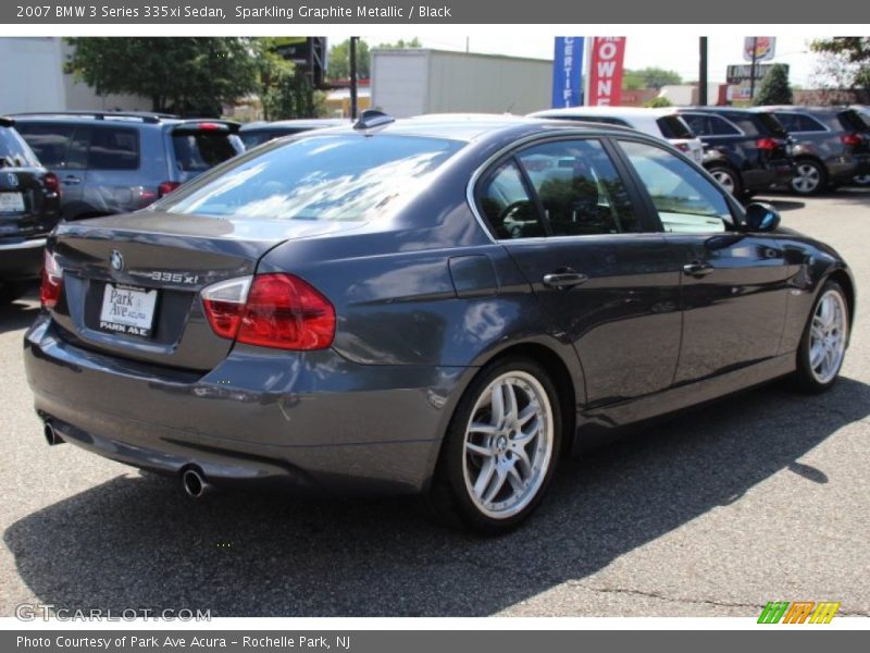 Sparkling Graphite Metallic / Black 2007 BMW 3 Series 335xi Sedan