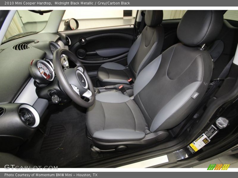 Midnight Black Metallic / Grey/Carbon Black 2010 Mini Cooper Hardtop