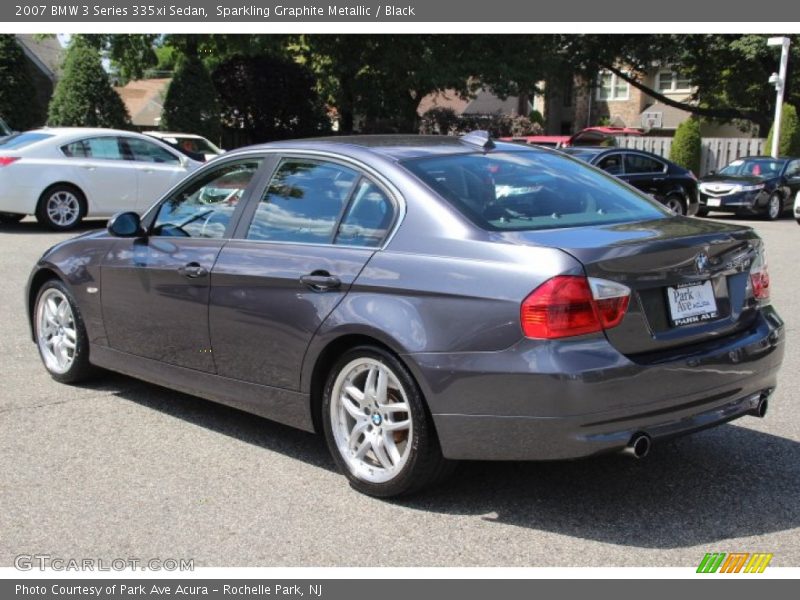 Sparkling Graphite Metallic / Black 2007 BMW 3 Series 335xi Sedan