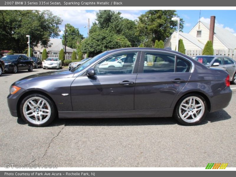 Sparkling Graphite Metallic / Black 2007 BMW 3 Series 335xi Sedan