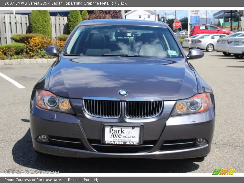 Sparkling Graphite Metallic / Black 2007 BMW 3 Series 335xi Sedan