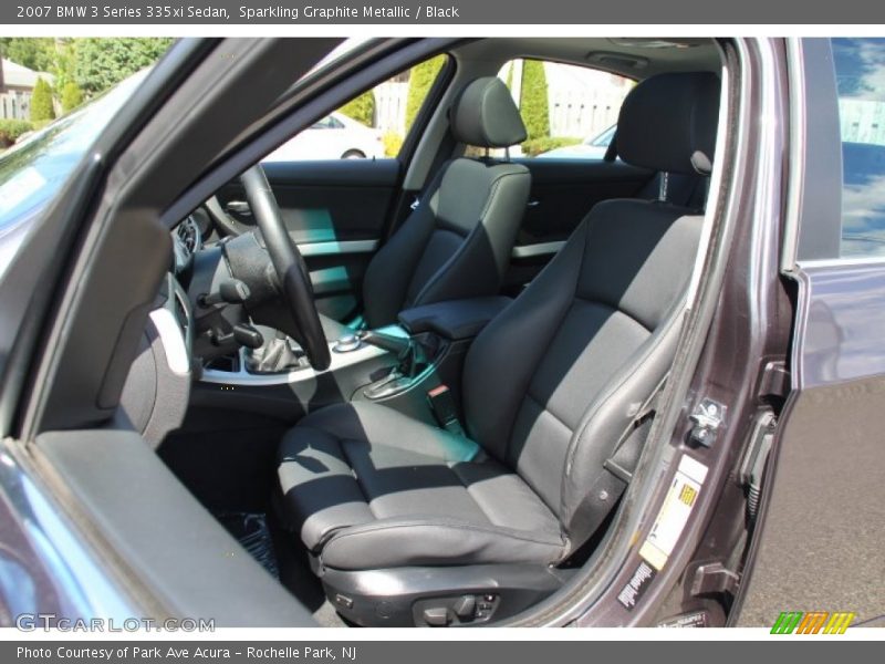 Sparkling Graphite Metallic / Black 2007 BMW 3 Series 335xi Sedan