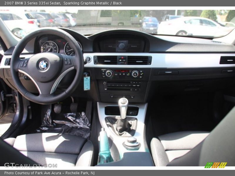 Sparkling Graphite Metallic / Black 2007 BMW 3 Series 335xi Sedan
