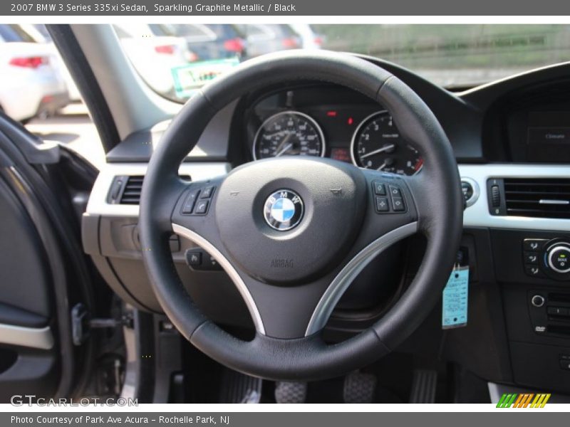Sparkling Graphite Metallic / Black 2007 BMW 3 Series 335xi Sedan
