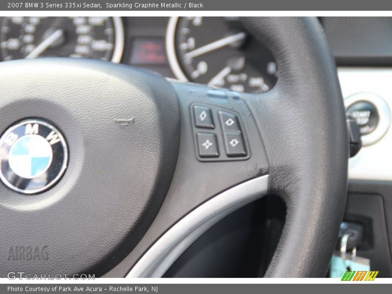 Sparkling Graphite Metallic / Black 2007 BMW 3 Series 335xi Sedan