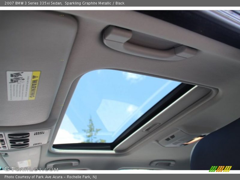 Sparkling Graphite Metallic / Black 2007 BMW 3 Series 335xi Sedan