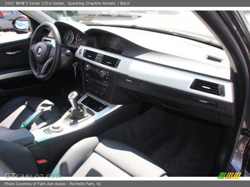 Sparkling Graphite Metallic / Black 2007 BMW 3 Series 335xi Sedan