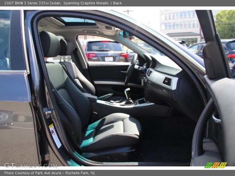Sparkling Graphite Metallic / Black 2007 BMW 3 Series 335xi Sedan