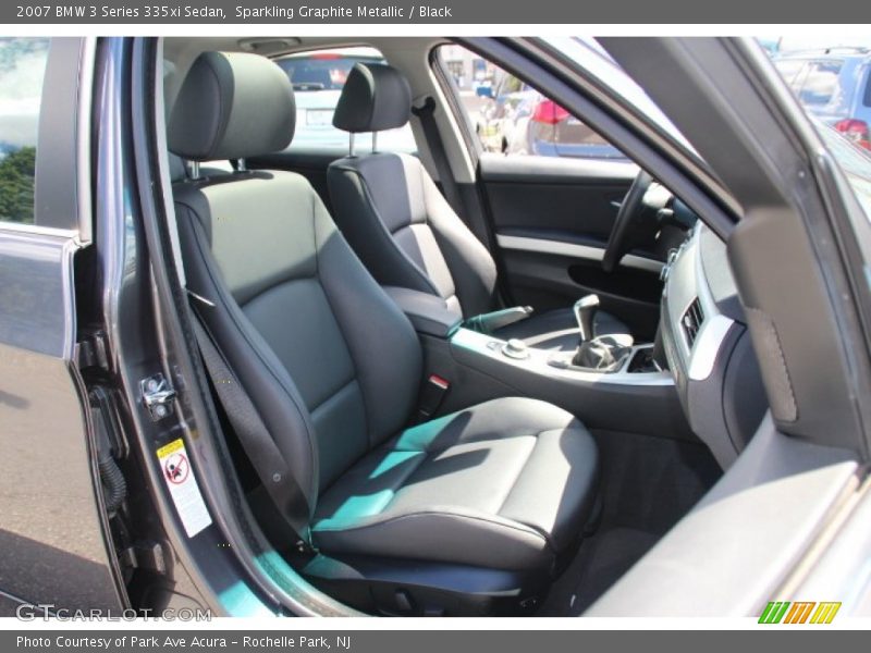 Sparkling Graphite Metallic / Black 2007 BMW 3 Series 335xi Sedan