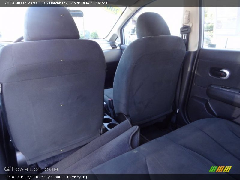 Arctic Blue / Charcoal 2009 Nissan Versa 1.8 S Hatchback