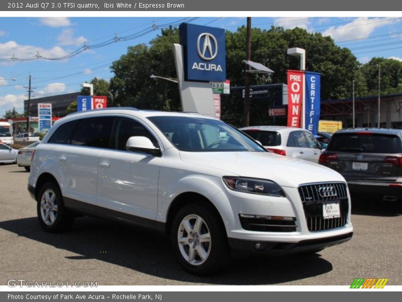Ibis White / Espresso Brown 2012 Audi Q7 3.0 TFSI quattro