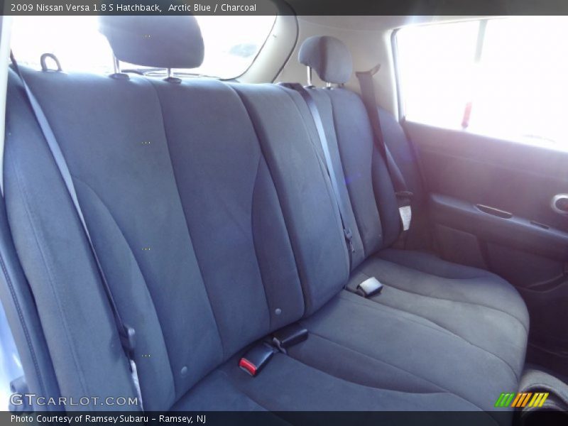 Arctic Blue / Charcoal 2009 Nissan Versa 1.8 S Hatchback