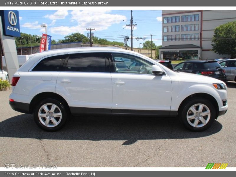 Ibis White / Espresso Brown 2012 Audi Q7 3.0 TFSI quattro
