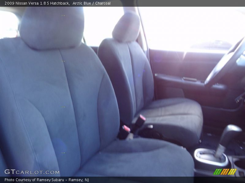 Arctic Blue / Charcoal 2009 Nissan Versa 1.8 S Hatchback