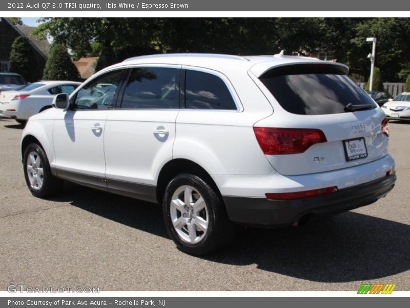 Ibis White / Espresso Brown 2012 Audi Q7 3.0 TFSI quattro