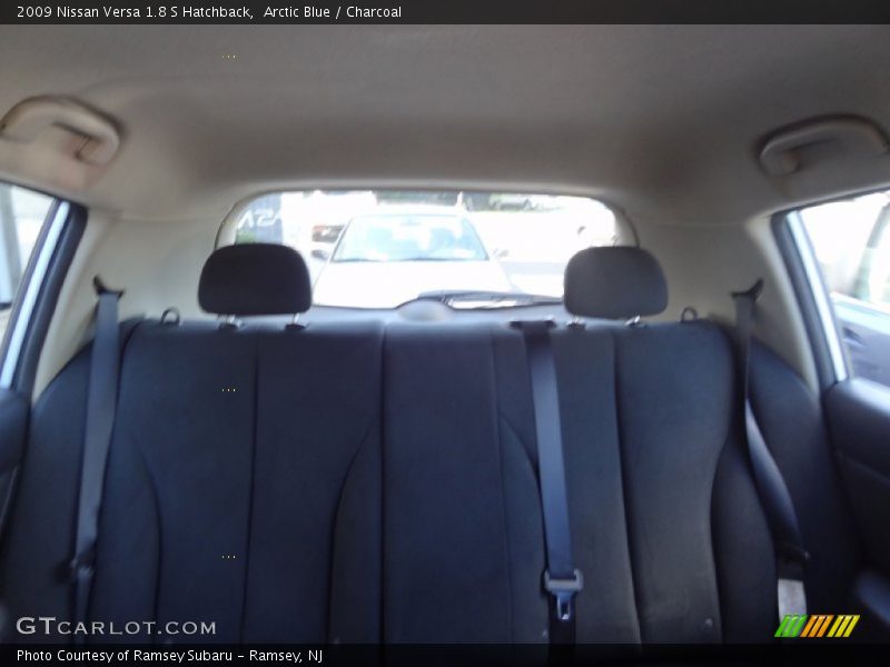 Arctic Blue / Charcoal 2009 Nissan Versa 1.8 S Hatchback