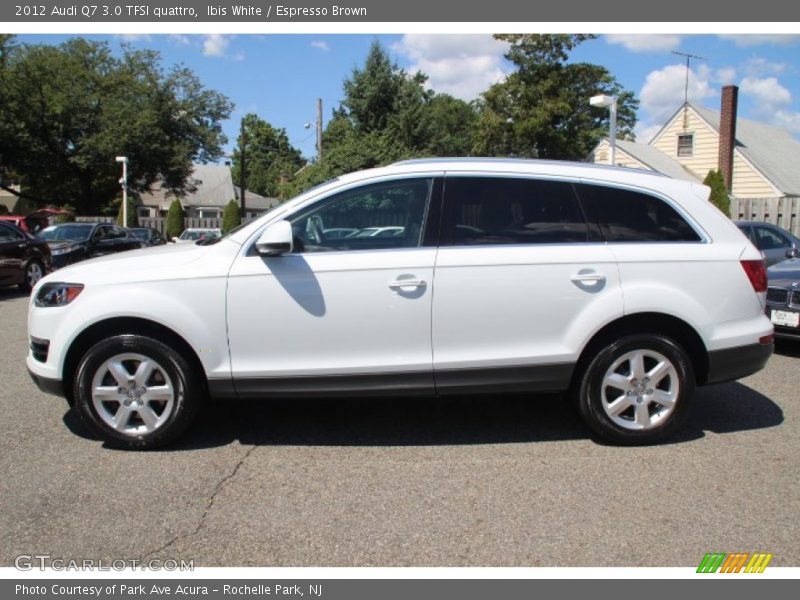 Ibis White / Espresso Brown 2012 Audi Q7 3.0 TFSI quattro