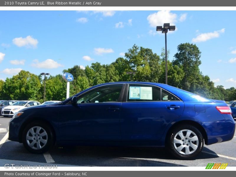 Blue Ribbon Metallic / Ash Gray 2010 Toyota Camry LE