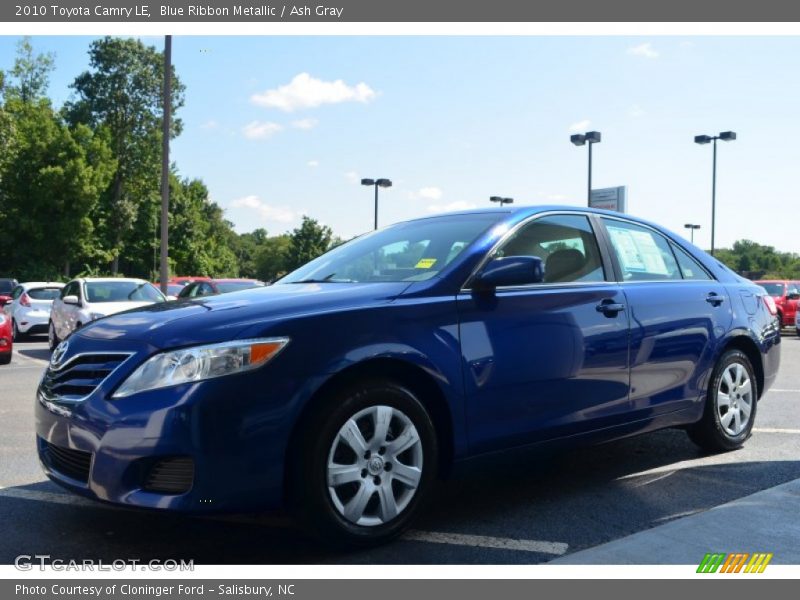 Blue Ribbon Metallic / Ash Gray 2010 Toyota Camry LE