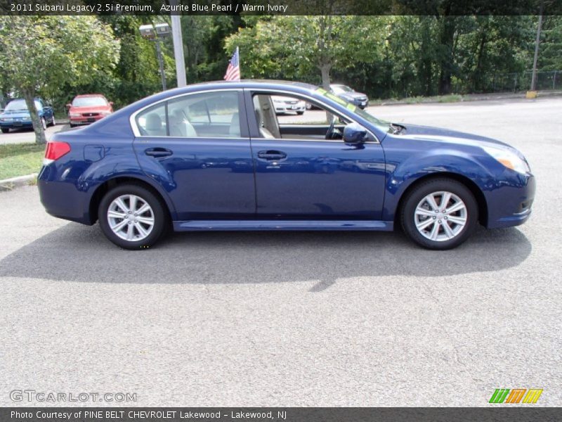 Azurite Blue Pearl / Warm Ivory 2011 Subaru Legacy 2.5i Premium