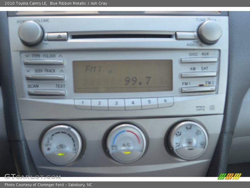 Blue Ribbon Metallic / Ash Gray 2010 Toyota Camry LE