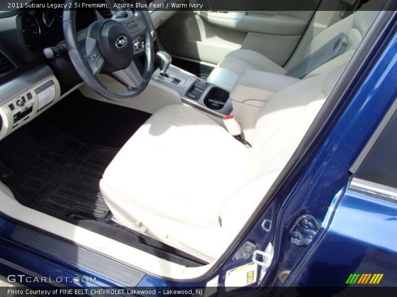 Azurite Blue Pearl / Warm Ivory 2011 Subaru Legacy 2.5i Premium