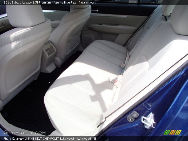 Azurite Blue Pearl / Warm Ivory 2011 Subaru Legacy 2.5i Premium