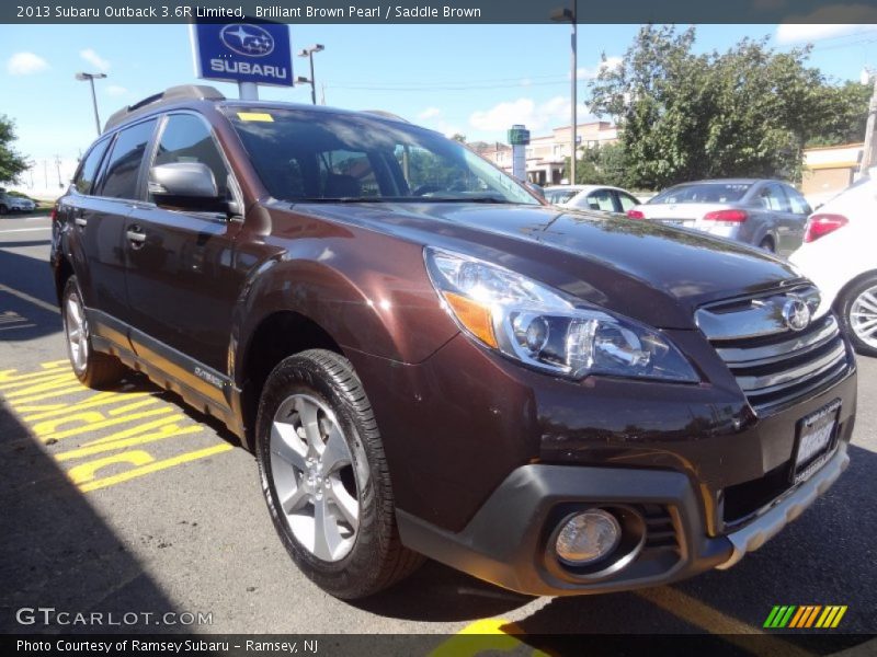 Front 3/4 View of 2013 Outback 3.6R Limited