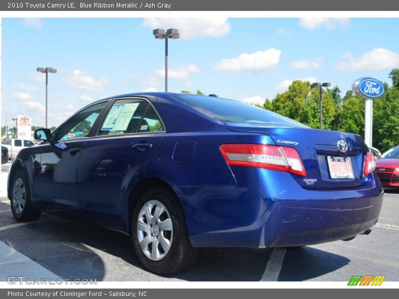 Blue Ribbon Metallic / Ash Gray 2010 Toyota Camry LE