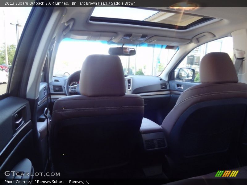 Brilliant Brown Pearl / Saddle Brown 2013 Subaru Outback 3.6R Limited
