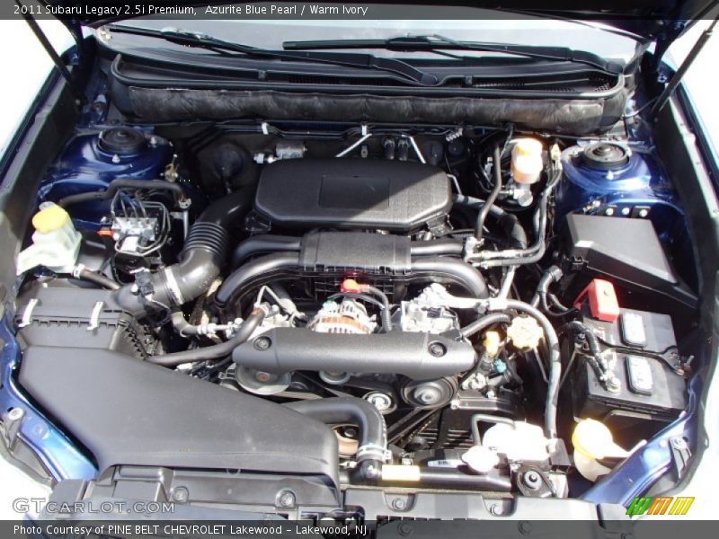 Azurite Blue Pearl / Warm Ivory 2011 Subaru Legacy 2.5i Premium