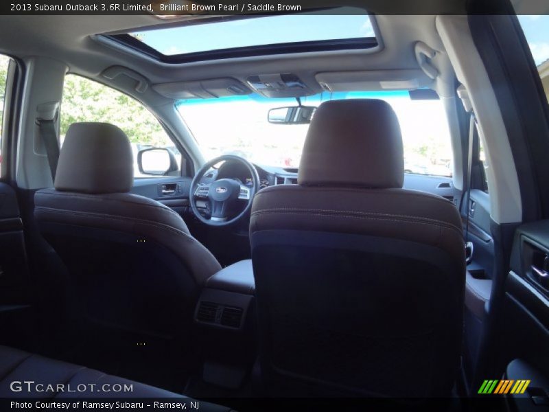 Brilliant Brown Pearl / Saddle Brown 2013 Subaru Outback 3.6R Limited