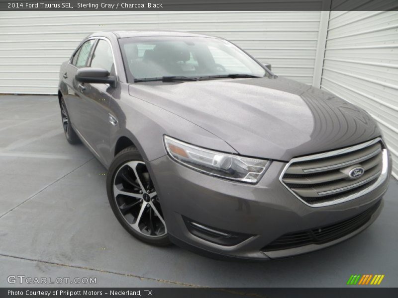 Sterling Gray / Charcoal Black 2014 Ford Taurus SEL