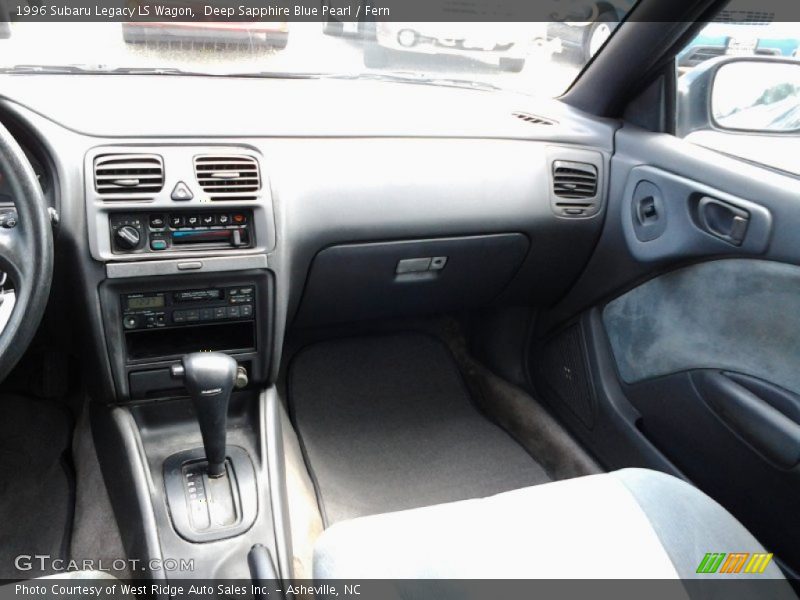 Deep Sapphire Blue Pearl / Fern 1996 Subaru Legacy LS Wagon