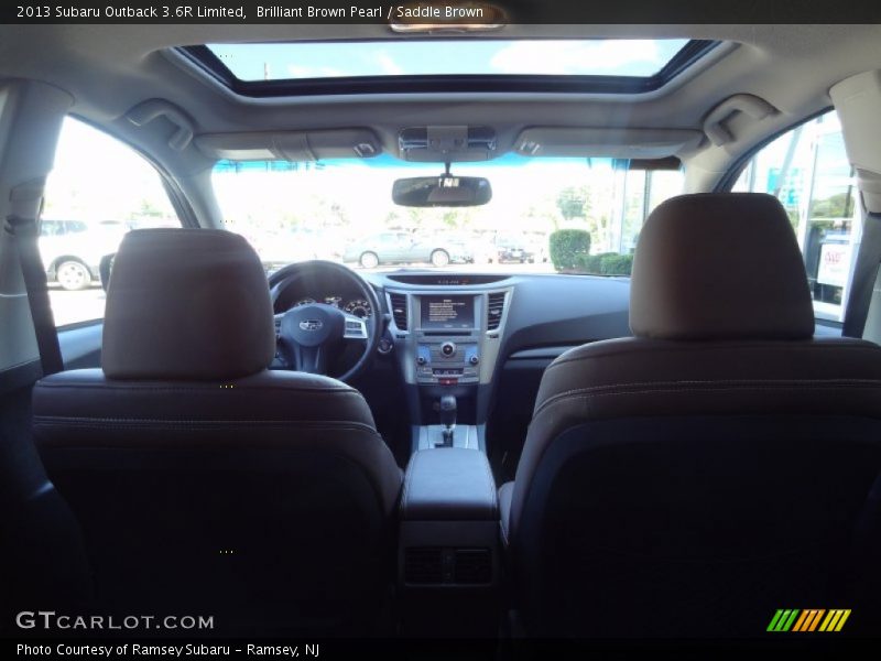 Brilliant Brown Pearl / Saddle Brown 2013 Subaru Outback 3.6R Limited